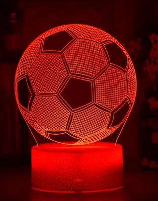 Lampada illusione 3D multicolore - Immagine 1 di 4