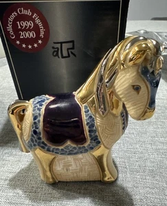 Club de Coleccionistas Artesania Rinconada Caballo Firmado DeRosa Con Caja Original - Imagen 1 de 10