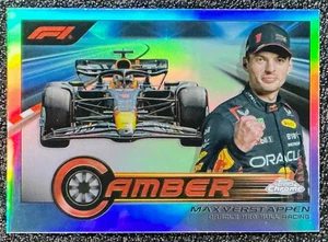 Max Verstappen 2023 Topps Chrome F1 #CAM-MV Camber Refractor - Imagen 1 de 2