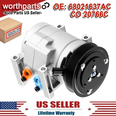 A/C Compressor for 2011-2015 Dodge Durango 2011-2013 Charger Chrysler 300 3.6L Foto 1 de 4