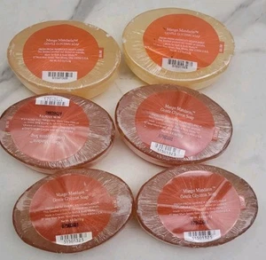 Bath And Body Works Lot Of 6 Sealed Mango Mandarin Gentle Glycerin Soap - Picture 1 of 5