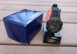 Casio Watch Digital Analog Standard AQ-S800W-1B2VC Men's World Time 5 Alarms - Picture 1 of 7