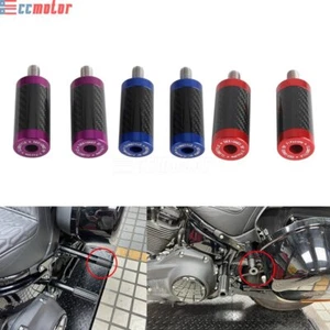 Crash Bar Slider End Replacement For Harley Touring Dyna Softail Sportster Iron - Picture 1 of 21