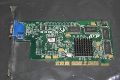 IBM Number Nine FRU09N5898 01-338120 S3 Savage4 Lt 8MB 3.3V AGP VGA Graphic Card - Image 1 of 4