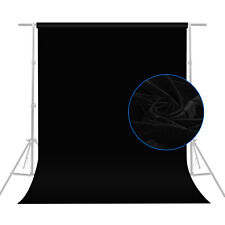 2x3m Pro Photography Background Cloth Velvet Velour Fabric Screen Backdrop Black
