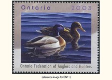 Canada(Ontario) 2003 $6 Habitat (mallard) *SALE*