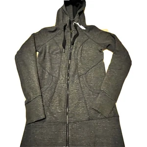 Athleta CYA Strength Hoodie XXS Sweater Jacke Heather Blue Full Zip Daumen Damen - Bild 1 von 6