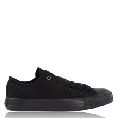 SoulCal Canvas Low Ladies Canvas Shoes Black Size UK 6 (REFB20) - Image 1 of 3