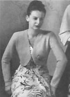 Vintage Knitting pattern - 1940s - Aquarius Curved Front Bolero