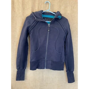 Lululemon Hiver 2013 Scuba Hoodie Jacket Size 2 Limited Edition RARE Zip sleeves - Picture 1 of 9