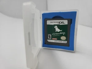 Nintendo Dogs Lab & Friends Spielkassette mit blauer gepolsterter Hülle für DS #D25 - Bild 1 von 2