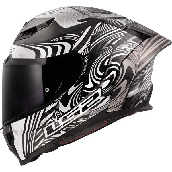 Motorradhelm Helm LS2 FF807 CARBON DRAGON Integralhelm Dekor ENTHUM carbon-grau - Bild 1 von 1