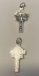 Celtic Crucifix Pendant 1.00" Silver Plated, New #MD-015 - Picture 1 of 3
