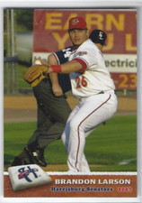 2007 Harrisburg Senators (Double-A Washington Nationals) Brandon Larson