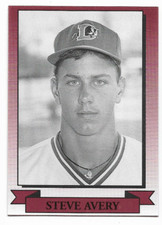 Steve Avery 2005 Carolina League 50th Year All-Time Anniversary Card 