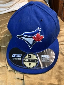 Toronto Blue Jays Mütze Kappe Größe 8 New Era 59Fifty blau On-Field MLB Baseball - Bild 1 von 10