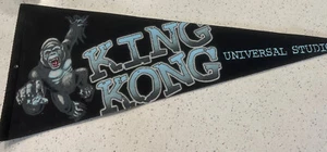 RARE Vintage King Kong Universal Studios  Pennant - Picture 1 of 12