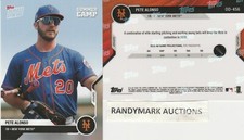 Pete Alonso METS 2020 TOPPS NOW ROAD TO OPENING DAY SUMMER CAMP WAVE 1 OD-456 