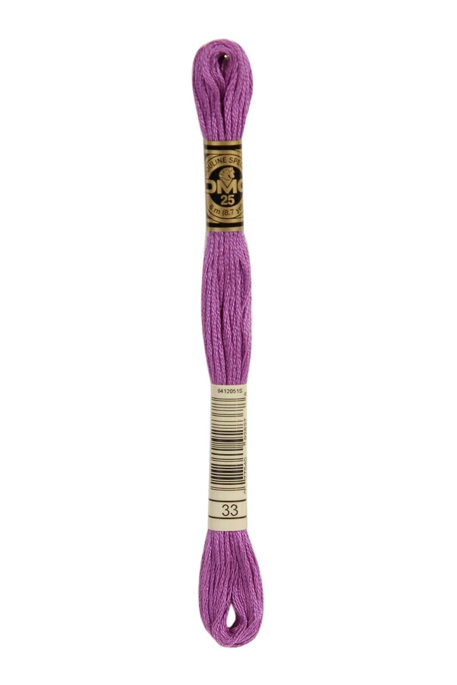 DMC - Color # 33 - (Allium) -- Embroidery Floss -- Per Skein - Image 1 of 1