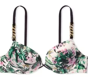 Victoria Secret 36D Bombshell Adds 2 cup sizes Smooth Plunge Bra Shine straps! - Picture 1 of 9