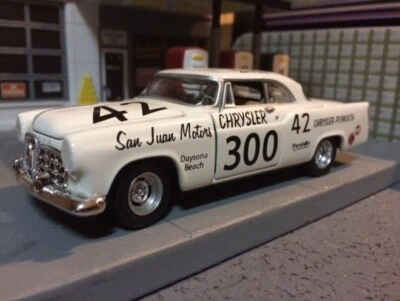 Rare 1956 Chrysler 300 Oval Track Stock Car, Lee Petty, 1:43 Scale Team Caliber - Image 1 of 4