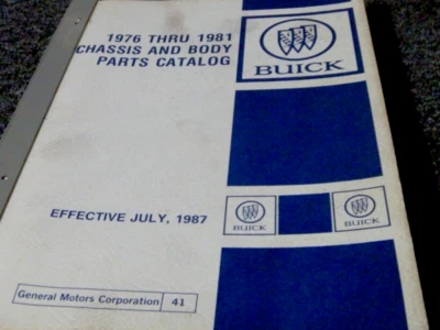 1977-1981 Buick Electra Park Avenue Parts Catalog Manual 1978 1979 1980 Foto 1 de 4