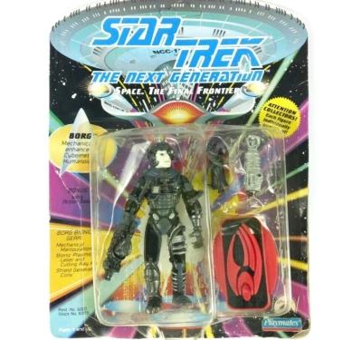 Figura de acción Star Trek The Next Generation Borg 1992 234266 de Playmates Foto 1 de 4