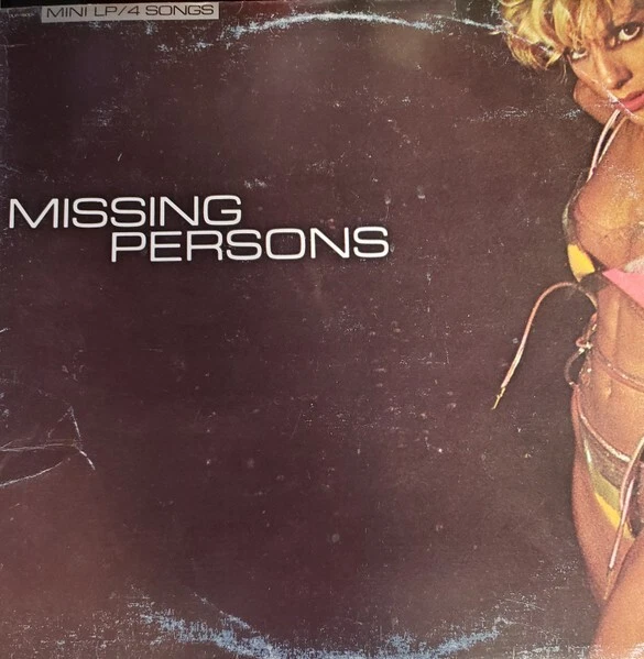 Missing Persons Mini LP  4 Songs. Words, Destination Unknown, Mental Hopscotch. - Image 1 of 1