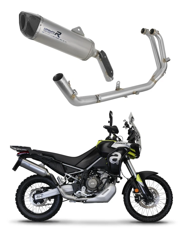 Tuareg 660 2021 - 2023 Sistema de escape Silenciador Titanio HP6 DOMINATOR - Imagen 1 de 4