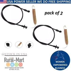 2 pack 42"Deck Engagement Clutch Cable Mower Tractor for Craftsman 532175067 - Picture 1 of 7