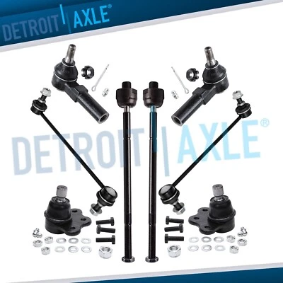 8pc Front Sway Bars Tie Rods Ball Joints for Saturn L100 L200 LS1 LW1 LW2 LW300 - Image 1 of 4