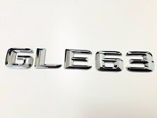 GLE63 Schriftzug GLE 63 Emblem Mercedes-Benz Aufkleber Chrom Silber AMG