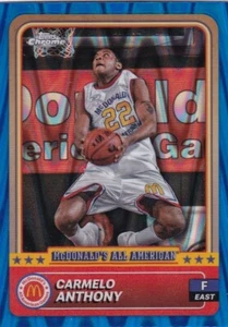 2024 Topps Chrome McDonald's All American Carmelo Anthony #43 Blue Wave - Picture 1 of 1
