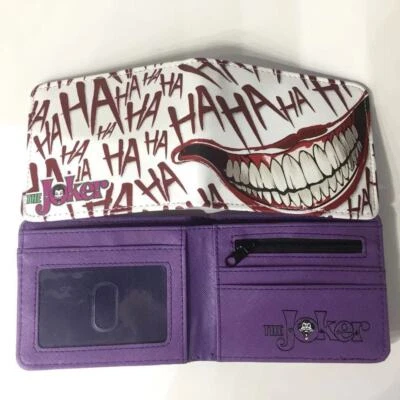 The Batman Suicide Squad The Joker Wallet Purse Cartoon Card Holder Pouch Gift