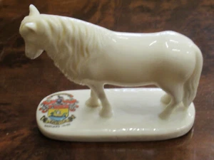 W.H Goss Lerwick Crested Shetland Pony on Base RARE Model - Picture 1 of 10