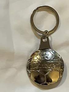 Silver Tone Heineken Silberton Fußball Schlüsselring Flaschenöffner - Bild 1 von 2