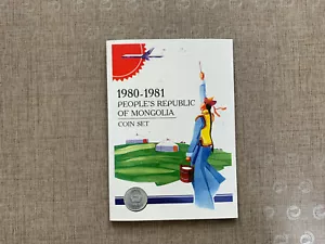 MONGOLIA 1980-1981 CIRCULATED COINS FULL SET 7PCS WITH PAPER ALBUM - Picture 1 of 4