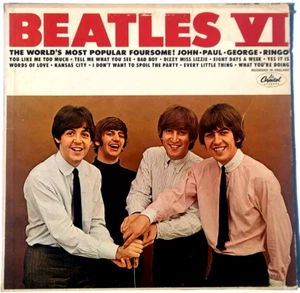 THE BEATLES VI - 1st US Pressing 1965 CAPITOL T-2358 MONO Rainbow Label - Imagen 1 de 8
