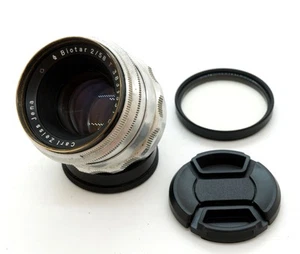 Carl Zeiss Jena Biotar 2/58 M42 screw mount Rare First Version 12 blades - Picture 1 of 8