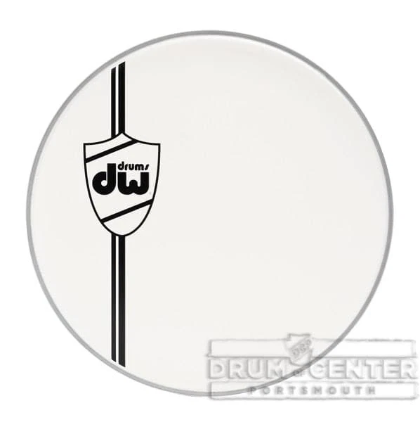 DW Coated Bass Drumhead 22" w/Classic Stripe Design - Image 1 of 1