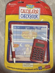 Pretend And Play Calculator Scheckbuch Bruchrechner aus Lernressource - Bild 1 von 2