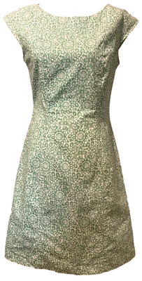 Vestido sin mangas Sharagano para mujer talla Hasta la rodilla 10 de mezcla de algodón pesado Foto 1 de 4