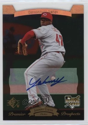 2008 Upper Deck Timeline Auto /95 Johnny Cueto #362 Rookie Auto RC - Image 1 of 2