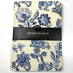 Matthew Williamson Paisley Luxus A5 Planer Organizer Blau Gold - Bild 1 von 5