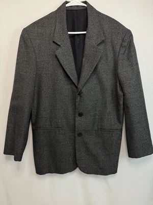 City Streets Men's Size 38 Dark Gray 3 Button Suit Coat Jacket Blazer 961-900A — 第 1/4 张图片