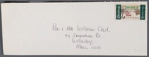 MayfairStamps US Connecticut Christmas Pre-Cancelled New Haven to Wellesley MA C - Picture 1 of 2