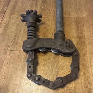 JRS Talon Tools No. 1 Adjustable Chain Cast Iron Clay Soil Drain Pipe Cutter USA - Picture 1 of 9
