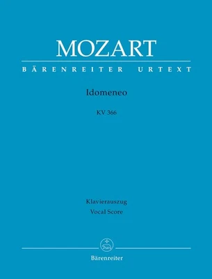 Mozart, Idomeneo K. 366, Opera Vocal Score - Image 1 of 3