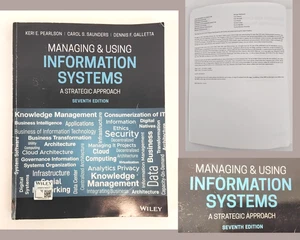 Managing and Using Information Systems A Strategic Approach 7th Ed Wiley #W4202 - Picture 1 of 14