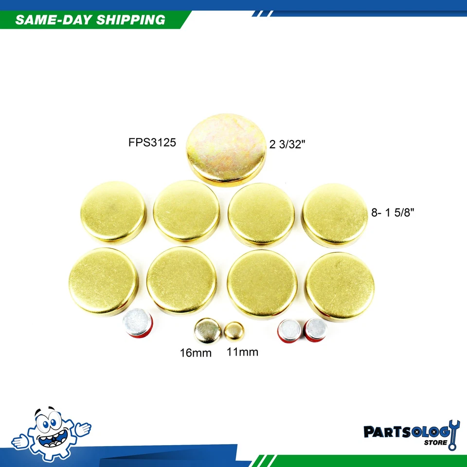 Kit de enchufe de expansión DNJ FPS3125 para 87-06 Chevrolet GMC Astro Blazer 4,3 L OHV 12v Foto 1 de 1